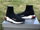 Authentic Balenciaga Speed Trainer Black/Red/White