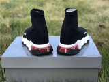Authentic Balenciaga Speed Trainer Black/Red/White
