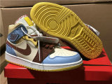 Authentic Maison Chateau x Air Jordan 1 Mid “Fearless” GS