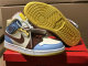 Authentic Maison Chateau x Air Jordan 1 Mid “Fearless” GS