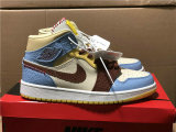 Authentic Maison Chateau x Air Jordan 1 Mid “Fearless” GS