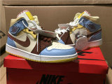 Authentic Maison Chateau x Air Jordan 1 Mid “Fearless” GS