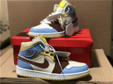 Authentic Maison Chateau x Air Jordan 1 Mid “Fearless” GS