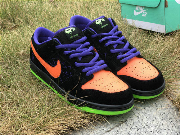 Authentic Nike SB Dunk Low “Night of Mischief” GS (Glow In The Dark)