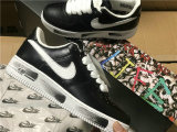 PEACEMINUSONE x Nike Air Force 1 “Para-noise” BLACK/WHITE GS