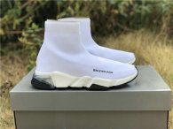 Authentic Balenciaga Speed Trainer White Black