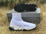 Authentic Balenciaga Speed Trainer White Black