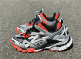 Balenciaga Track Trainers 4.0 Grey/Black/Red
