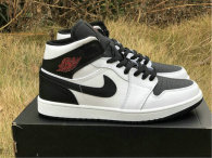 Authentic Air Jordan 1 Mid “Reverse Black Toe” 