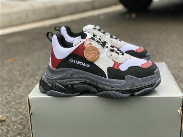 Balenciaga Triple-S Black/Purple/Red