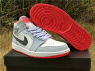 Authentic Air Jordan 1 GS Mid Half Blue