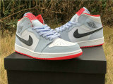 Authentic Air Jordan 1 GS Mid Half Blue