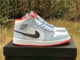 Authentic Air Jordan 1 GS Mid Half Blue