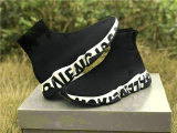 Authentic Balenciaga Speed Trainer Black-White
