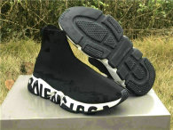 Authentic Balenciaga Speed Trainer Black-White