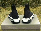 Authentic Balenciaga Speed Trainer Black-White