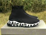Authentic Balenciaga Speed Trainer Black-White