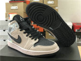 Authentic Air Jordan 1 GS Black/Pink 