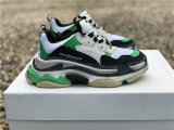 Authentic Balenciaga Triple-S White/Green