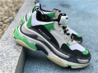 Authentic Balenciaga Triple-S White/Green