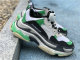Authentic Balenciaga Triple-S White/Green
