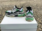 Authentic Balenciaga Triple-S White/Green