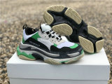 Authentic Balenciaga Triple-S White/Green