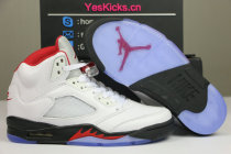 Authentic Air Jordan 5 “Fire Red”