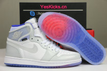 Authentic Air Jordan 1 High Zoom R2T “Racer Blue” 