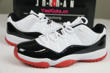 Authentic Air Jordan 11 Low “White Bred”