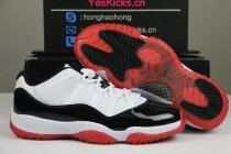 Authentic Air Jordan 11 Low “White Bred”