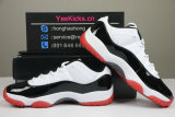 Authentic Air Jordan 11 Low “White Bred”