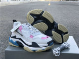 Authentic Balenciaga Triple-S Pink/White/Blue