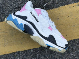Authentic Balenciaga Triple-S Pink/White/Blue