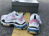Authentic Balenciaga Triple-S Pink/White/Blue
