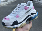 Authentic Balenciaga Triple-S Pink/White/Blue