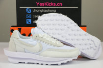 Authentic Sacai x Nike LDWaffle “White Nylon” 
