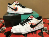 Nike SB Dunk Low “Raygun Tie-Dye” White/Orange Flash GS
