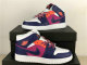 Authentic Air Jordan 1 Mid GS Fire Pink/Regency