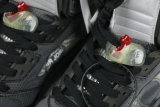 Authentic Off-White x Air Jordan 5 Black/Muslin-Fire Red