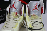 Authentic Off-White x Air Jordan 5 Retro  Sail