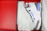 Authentic Air Jordan 3 “UNC” 2020