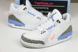 Authentic Air Jordan 3 “UNC” 2020