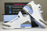 Authentic Air Jordan 3 “UNC” 2020