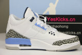 Authentic Air Jordan 3 “UNC” 2020