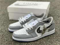 Authentic Dior x Ai Jordan 1 Low Top
