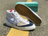Authentic Nike SB Zoom Blazer Mid Edge White/Midnight Navy GS