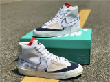 Authentic Nike SB Zoom Blazer Mid Edge White/Midnight Navy GS
