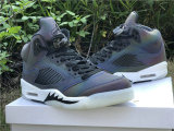 Authentic Air Jordan 5 WMNS “Oil Grey”