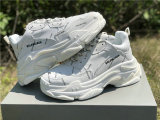 Balenciaga Triple-S NUBUC WHITE